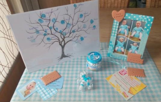bapteme thème biscuit petit beurre