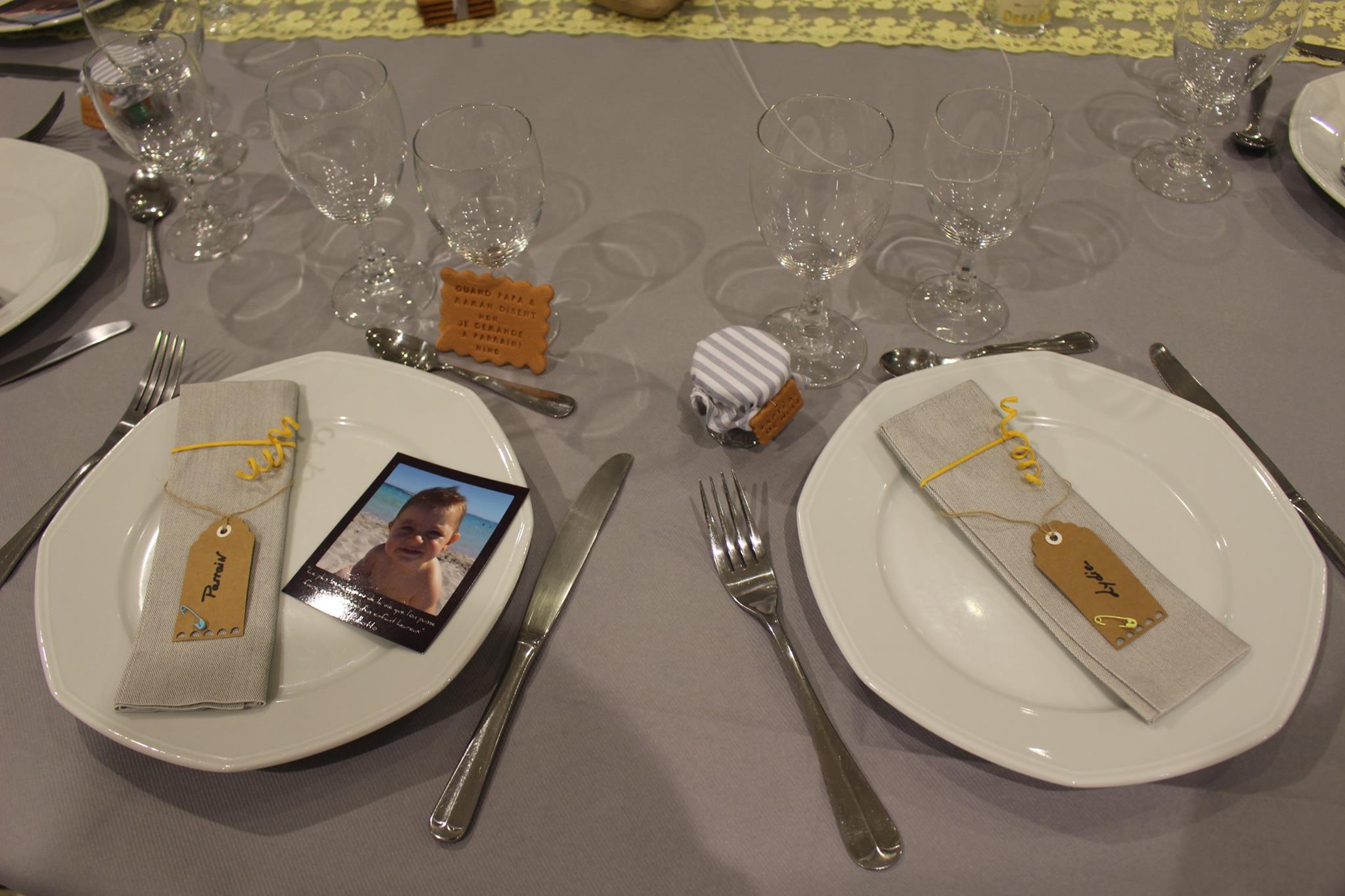 table de bapteme