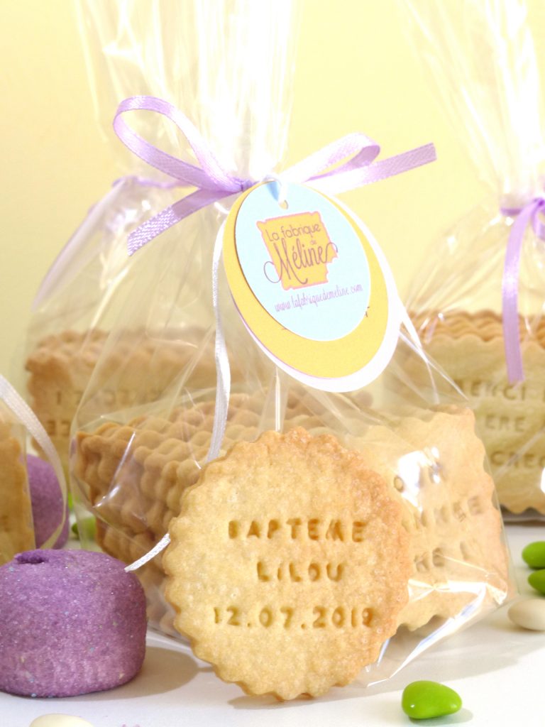 biscuit sablé personnalisé rond