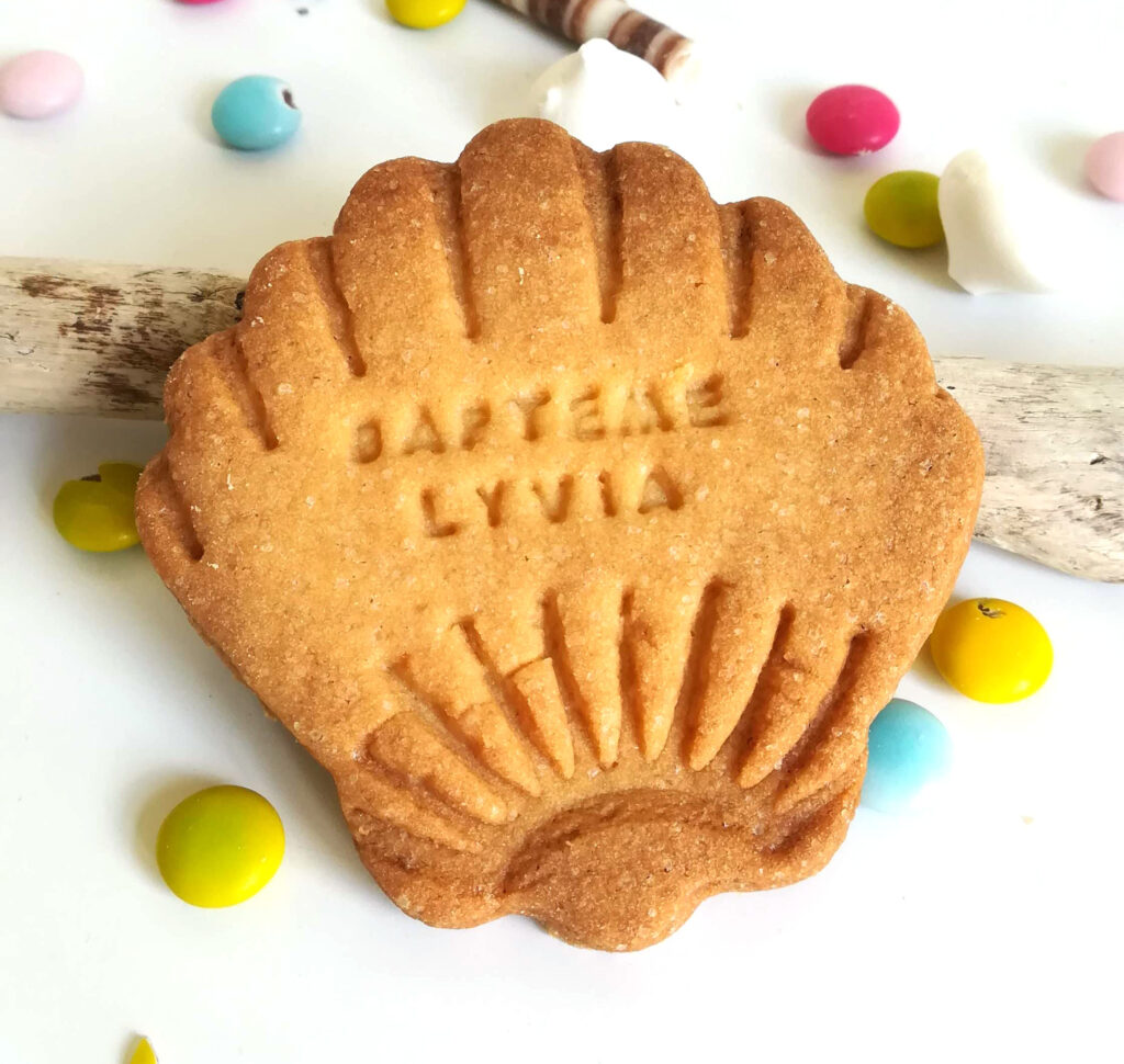 coquillage-biscuit-sable-personnalise-theme-sirene